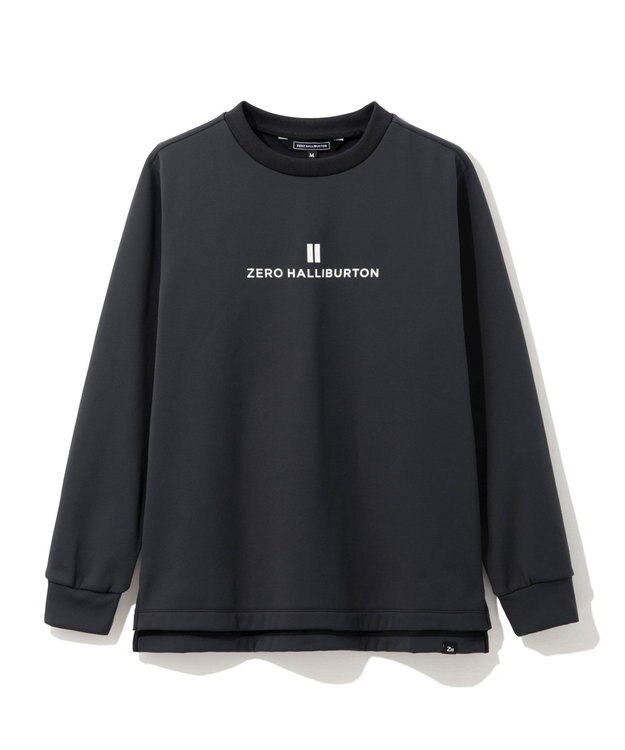 ZERO HALLIBURTON 【洗える】超軽量ロングスウェット 82747 軽い トレーナーストレッチ 保温 ゴルフ ZHG-W10a ブラック