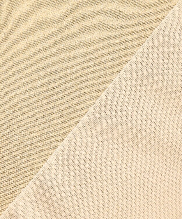 uncrave 【手洗い可】シアー ラメ ノースリーブニット（uncrave STANDARD） ゴールド