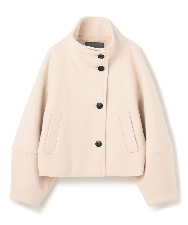 uncrave 【撥水】プルーフ メルトン スタンドネック コート（uncrave STANDARD） オフ