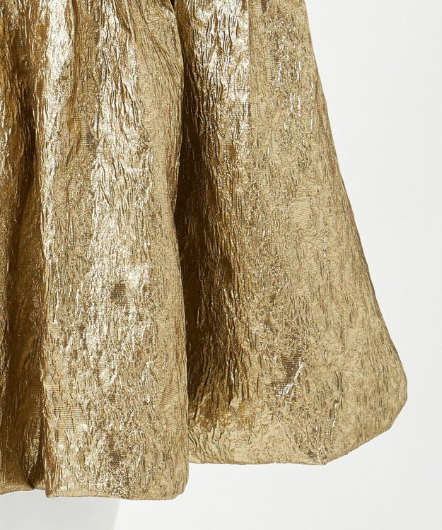 23区 S 【R(アール)】LIMONTAメタリックジャカード スカート ゴールド系