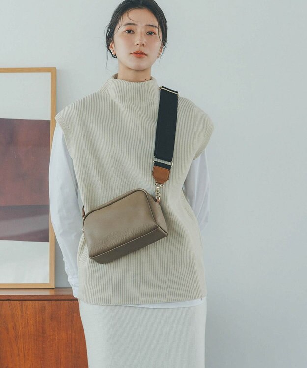 TOPKAPI 【Breath TOPKAPI】RIPPLE FLIGHT/リプル フライト ショルダーバッグ カーキブラウン