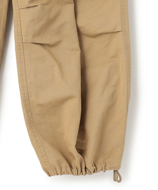 NAVE 【ReNave・セットアップ可/洗える】コットンリネンカルゼ  カーゴパンツ ベージュ系