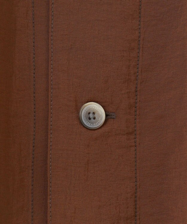 JOSEPH ABBOUD 【キングサイズ・サスティナブル】リンクルマイヤー シャツアウター ブラウン系