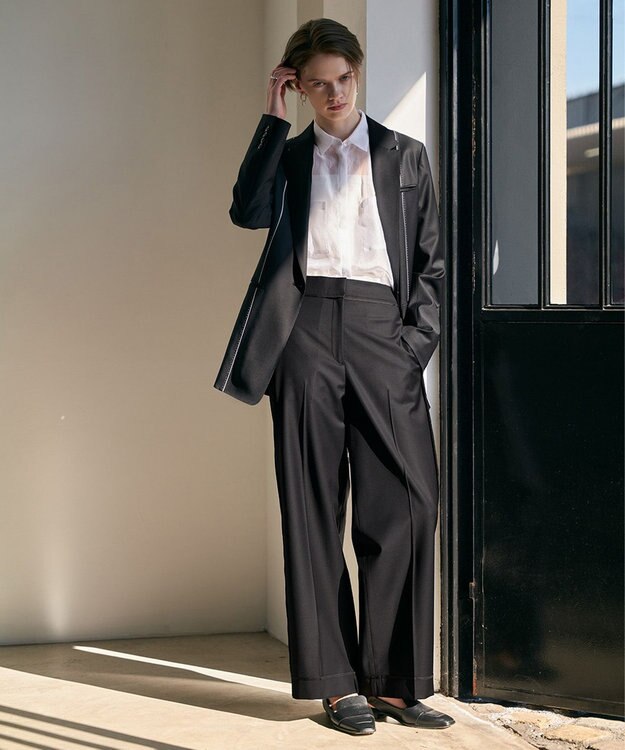 ICB ドライシアーオーガンジー シャツ オフホワイト