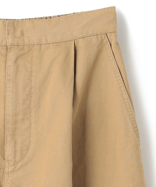 NAVE 【ReNave・セットアップ可/洗える】コットンリネンカルゼ  カーゴパンツ ベージュ系