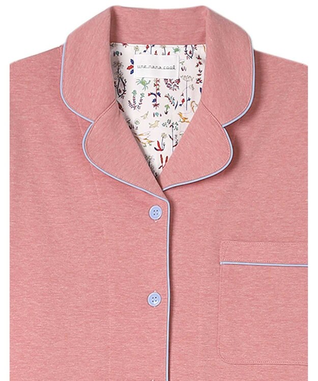 une nana cool 【綿混】天竺パジャマ MADE WITH LIBERTY FABRIC レッド