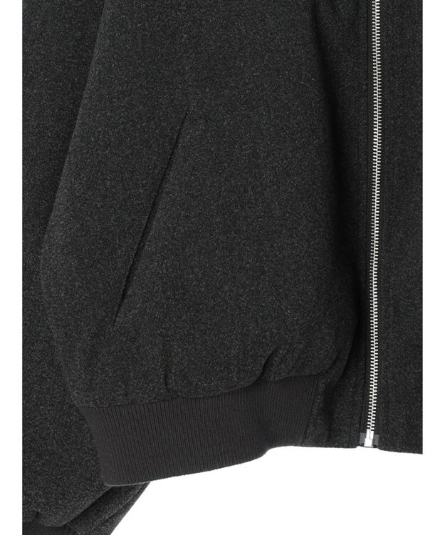 Green Parks ・ＥＬＥＮＣＡＲＥ　ＤＵＥ　ウールライクブルゾン Charcoal Gray