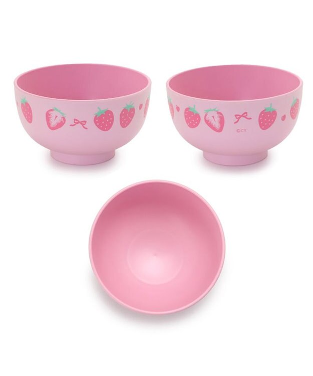 Mother garden マザーガーデン 野いちご 汁椀 お味噌汁椀 ピンク（淡）