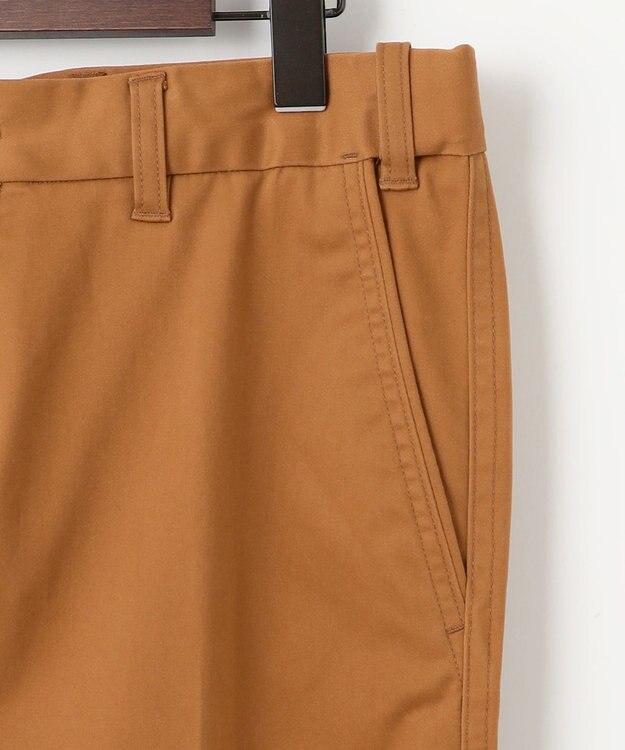 JOSEPH ABBOUD 【キングサイズ・ウェストも伸びる！/JAPANファブリック/ストレッチ】ハイパワーサテンストレッチ パンツ キャメル系