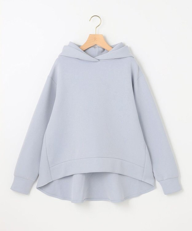 組曲 ダンボールジャージーバックフリル パーカー サックスブルー系