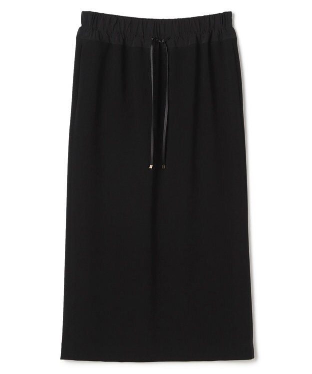 BEIGE， RUE / ドライタッチイージーIラインスカート Black