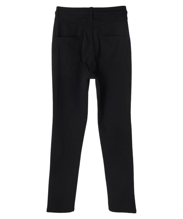 earth music&ecology 裏起毛スキニーパンツ Black