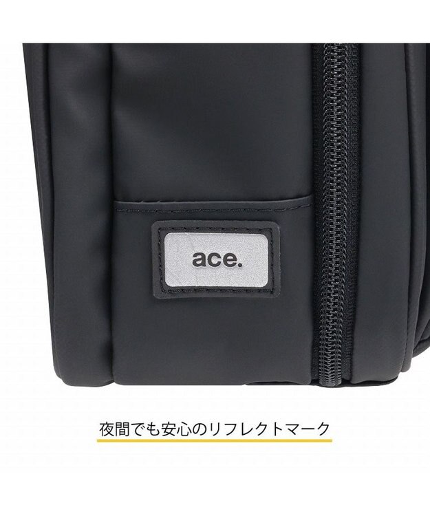 ACE BAGS & LUGGAGE ace. フレックスライトコート ビジネスバッグ 高強度PU加工生地 A4サイズ 8L 68234 エース ブラック
