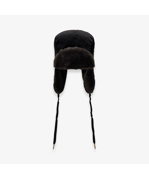 林八百吉商店 un chapeau  コーデュロイアビエイター グレー