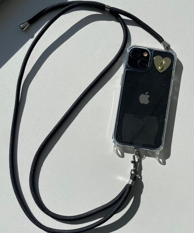 WEGO シート付きロープストラップ ブラック