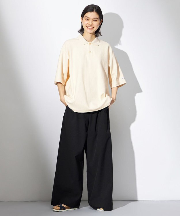 HELLY HANSEN ショートスリーブマリンパイルポロ アイボリー