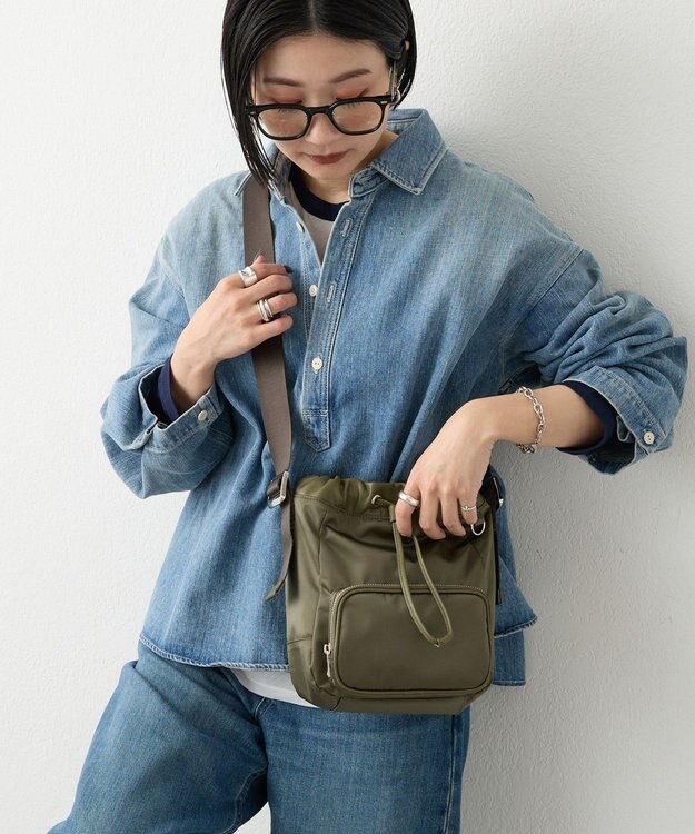 russet 《インフルエンサースタッフ企画》マルチショルダーバッグ(CE-1708) Khaki