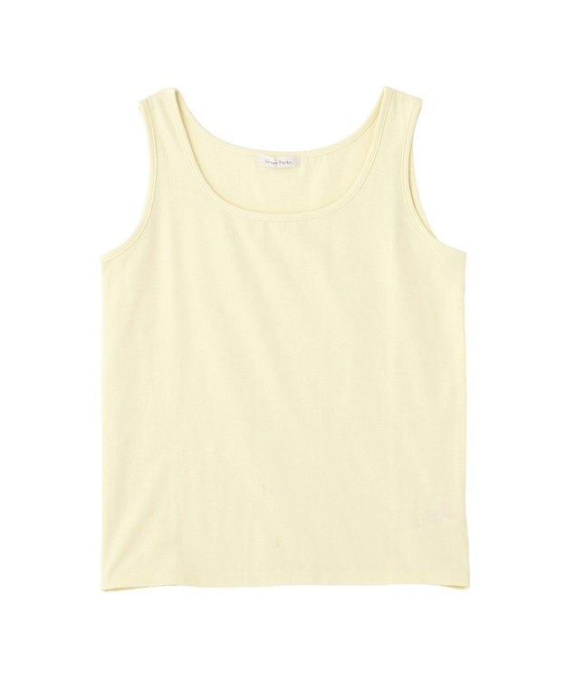 Green Parks ＳＥＴ２点Ｖネックブラウス＋タンクトップ Yellow