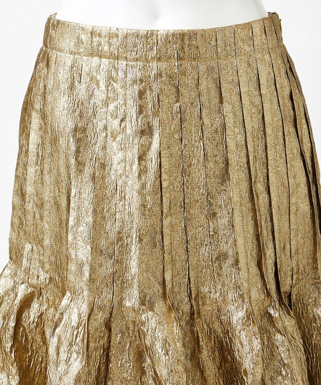 23区 S 【R(アール)】LIMONTAメタリックジャカード スカート ゴールド系