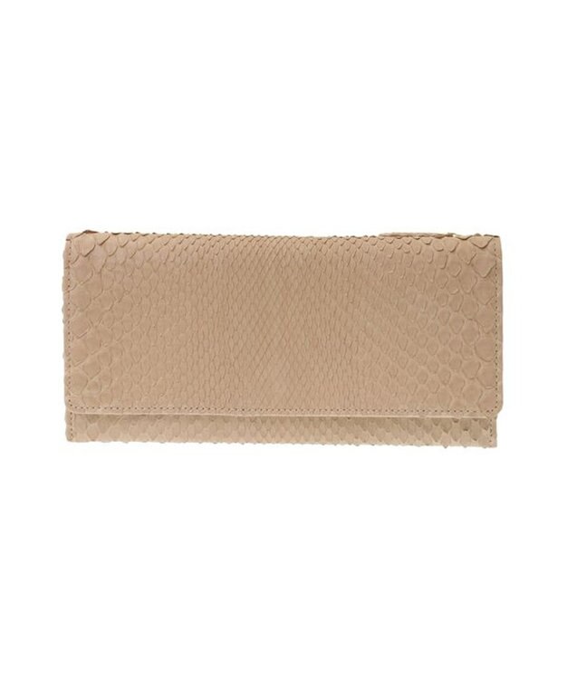 genten グレースパイソン 長財布 ベージュ