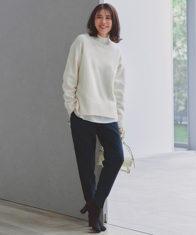 UNFILO L 【東レ開発素材にリニューアル！】beauty warm 最愛ジョグパン ネイビー