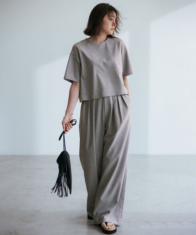 23区 【MAG×スタイリストコラボ】ラメオックス セットアップ ベージュラメ×ベージュラメ