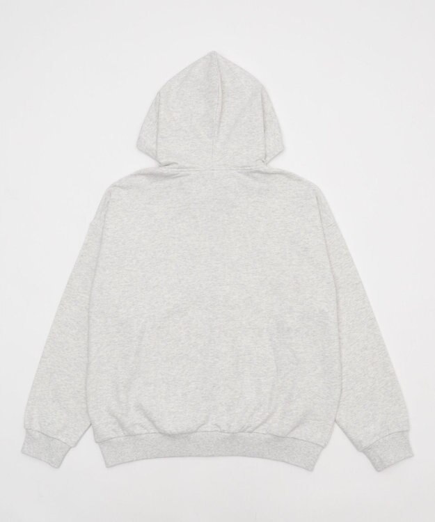 WEGO グラフィックBIGZIPパーカー アッシュグレー