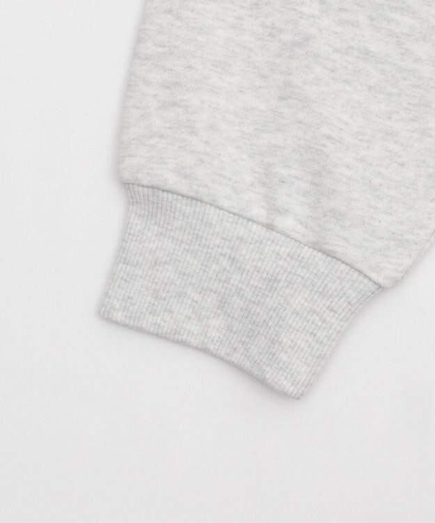 WEGO グラフィックBIGZIPパーカー アッシュグレー