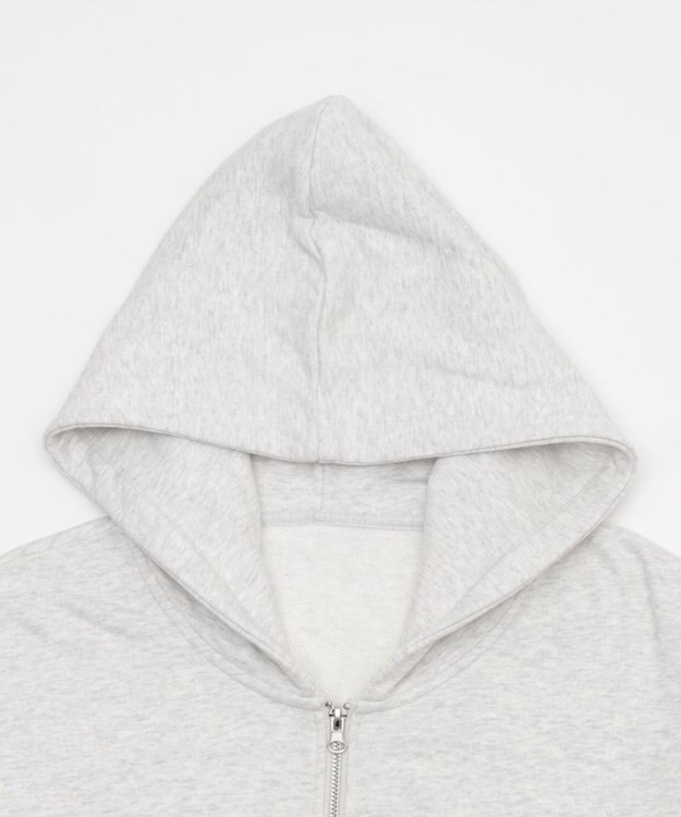 WEGO グラフィックBIGZIPパーカー アッシュグレー