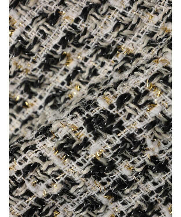 Green Parks ・ＥＬＥＮＣＡＲＥ　ＤＵＥ　ツィードノーカラーベスト Ivory