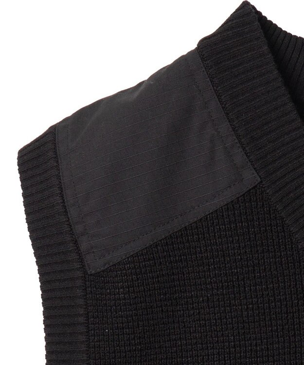 WEGO Vネックニットベスト ブラック