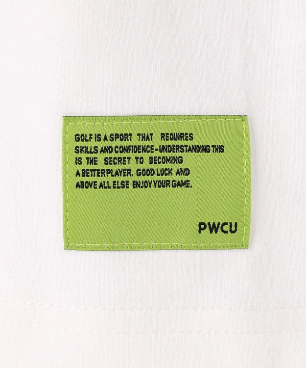 PW CIRCULUS 【MEN】POP＆WIT グラフィックモックネックT ゴルフ ホワイト系2