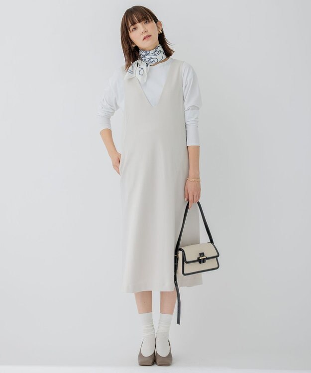 23区 【CLASSY.6月号掲載】キャンバスコンビ ショルダーバッグ ホワイト×ブラック