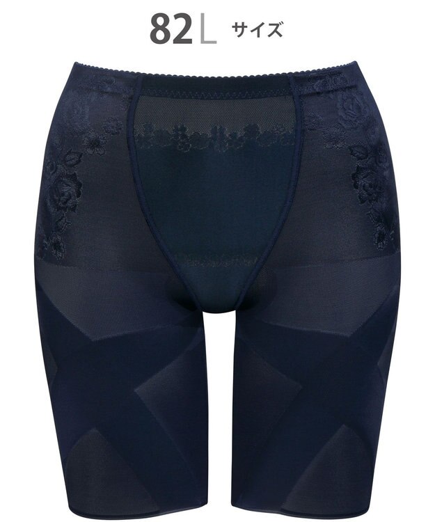 Wing ガードル ロング丈 【スリムアップパンツ】 はいて歩いてエクササイズ KQ0821 ウイング／ワコール グリーン