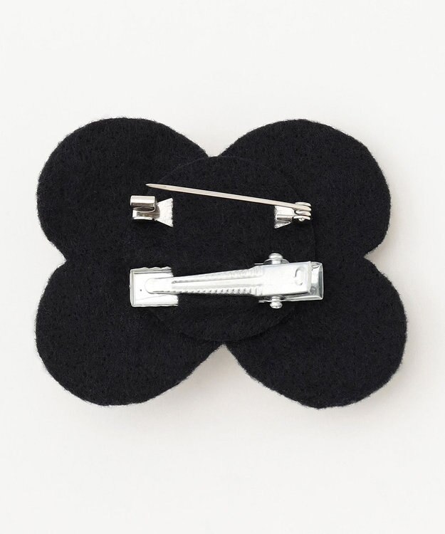 ANY SIS 【25周年記念】オリジナルツイード ブローチ ネイビー系チェック