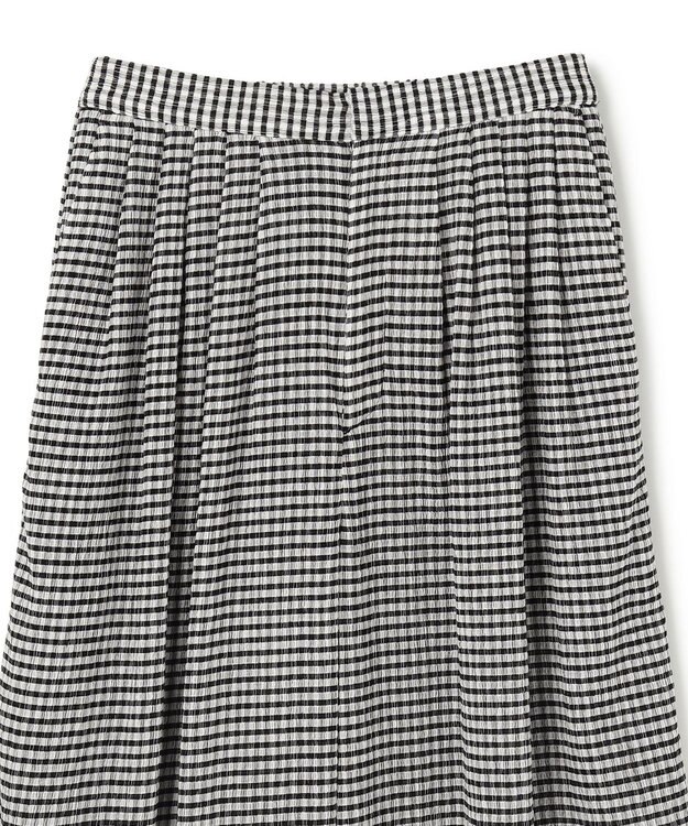 uncrave 【ご好評につき追加生産】ギンガムチェック ワイドパンツ ブラック×ホワイト