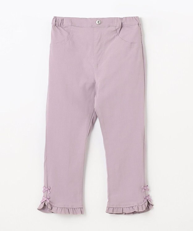 ANY KIDS フリル カプリ パンツ ラベンダー