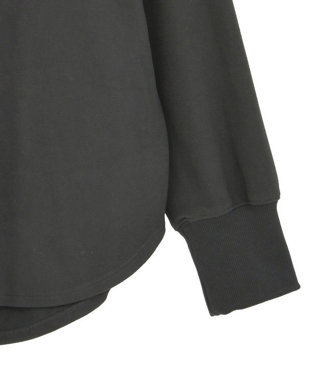 AMERICAN HOLIC ソフトタッチヘンリーネックプルオーバー Charcoal Gray