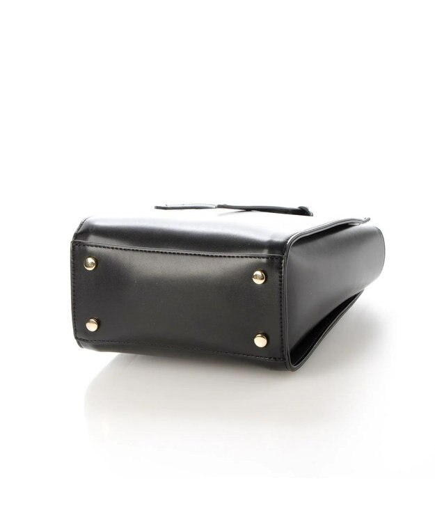 UNBILLION カシュカシュ cachecache / ノットハンドル縦長ミニトート ブラック