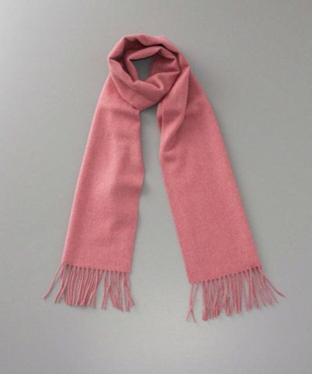 AURORA WEB限定  カシミヤ マフラー（幅30cm) ピンク