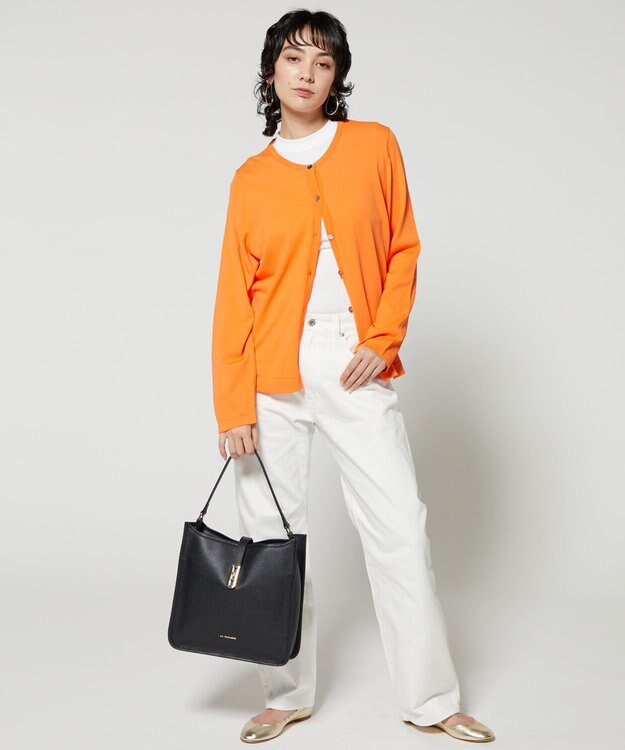 LA BAGAGERIE スクエアレザー2WAYショルダーバッグ ブラック