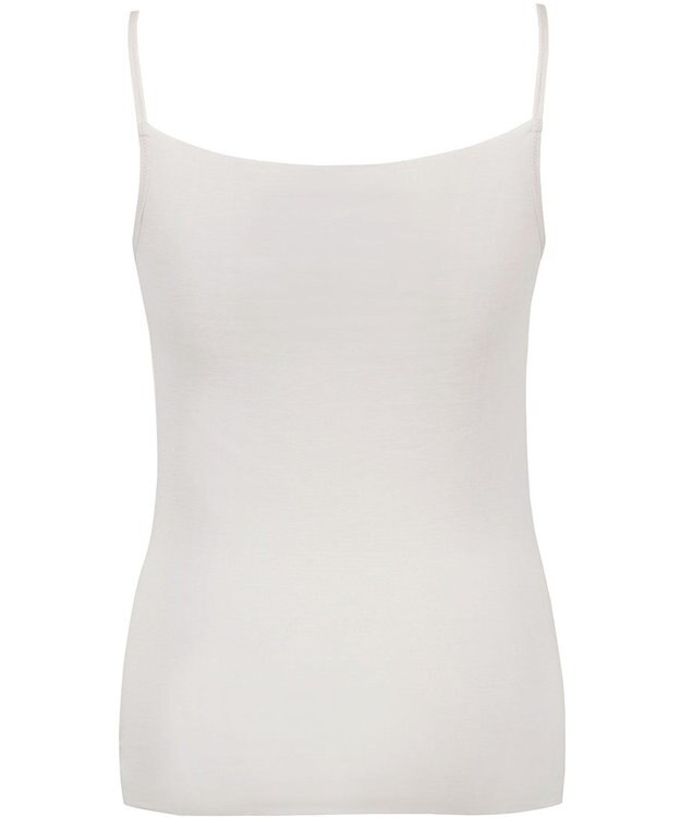 Wing インナー 【綿の贅沢オーガニック フラットタイプ】 オーガニックコットン混素材 ひびきにくく薄くて軽い キャミソール EL1048 ウイング／ワコール シェルベージュ