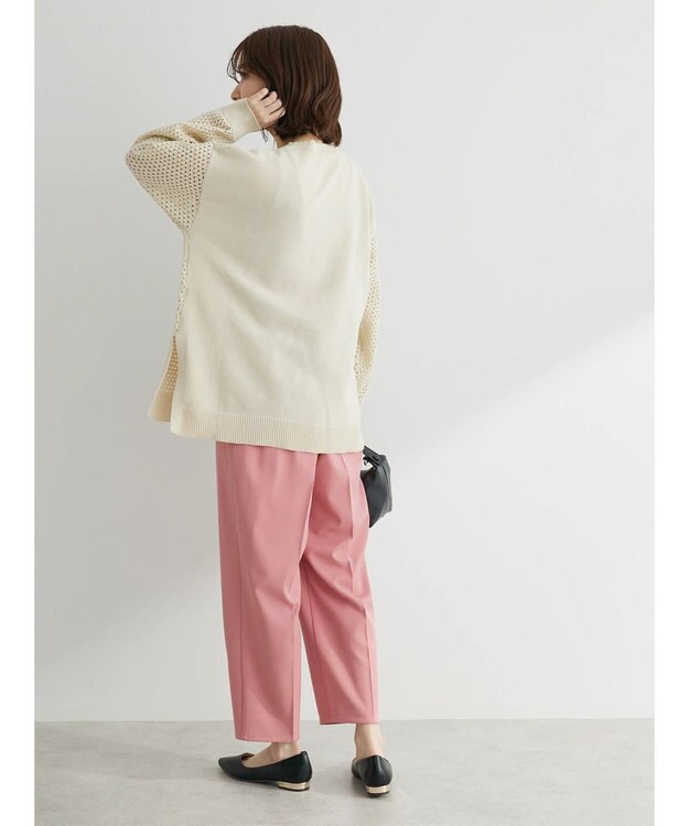 Green Parks アンクル丈／選べる美脚みえパンツ Pink