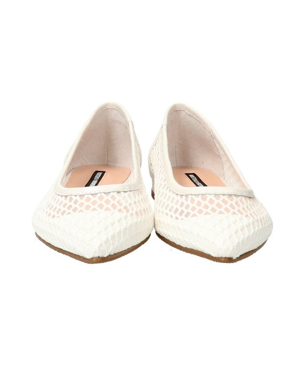 Bridget Birkin 【PARADIS COULEUR】チュールネットレイヤードパンプス ホワイトコンビ