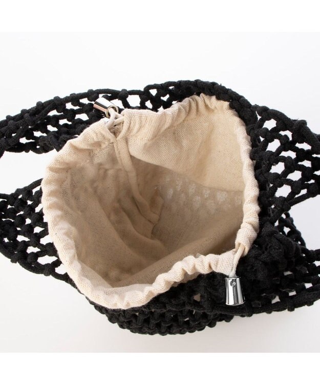 UNBILLION カシュカシュ cachecache / マクラメ2wayチェーンショルダー ブラック