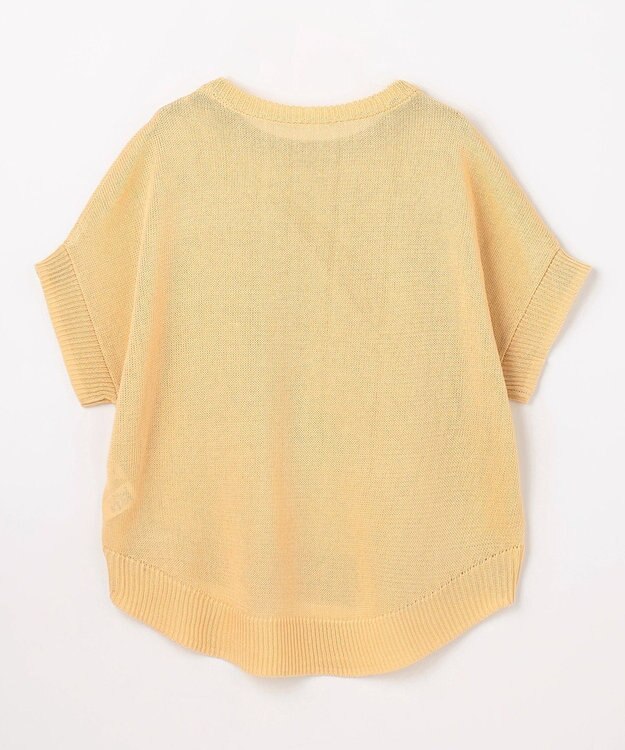 ANY ラミータッチオーバーニット イエロー