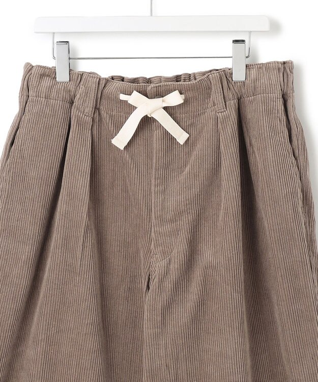 J.PRESS YORK STREET 【UNISEX】ワイドコーデュロイ パンツ ブラウン系