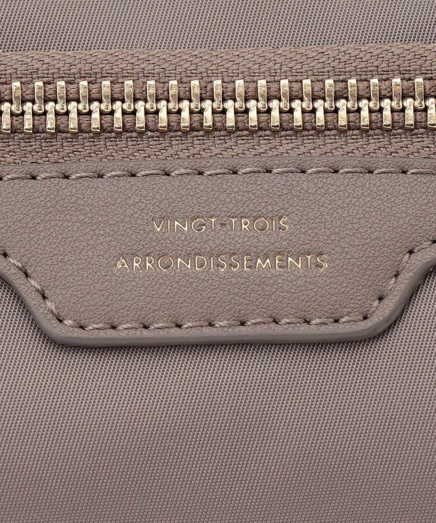 23区 【先行予約】ナイロン サイドポケット ショルダーバッグ グレージュ系