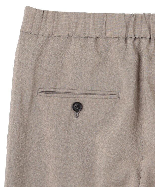 BEIGE， 【洗える/接触冷感/速乾/UVケア対応・Precious ９月号掲載】BATEAU / イージーウエストサイドスリットタックパンツ Taupe