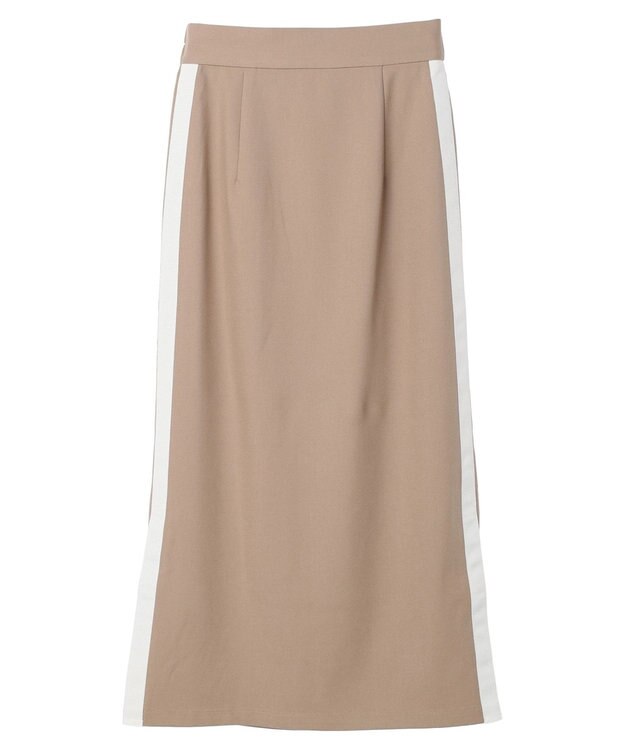 Green Parks ・ＥＬＥＮＣＡＲＥ　ＤＵＥ　サイドラインナロースカート Beige